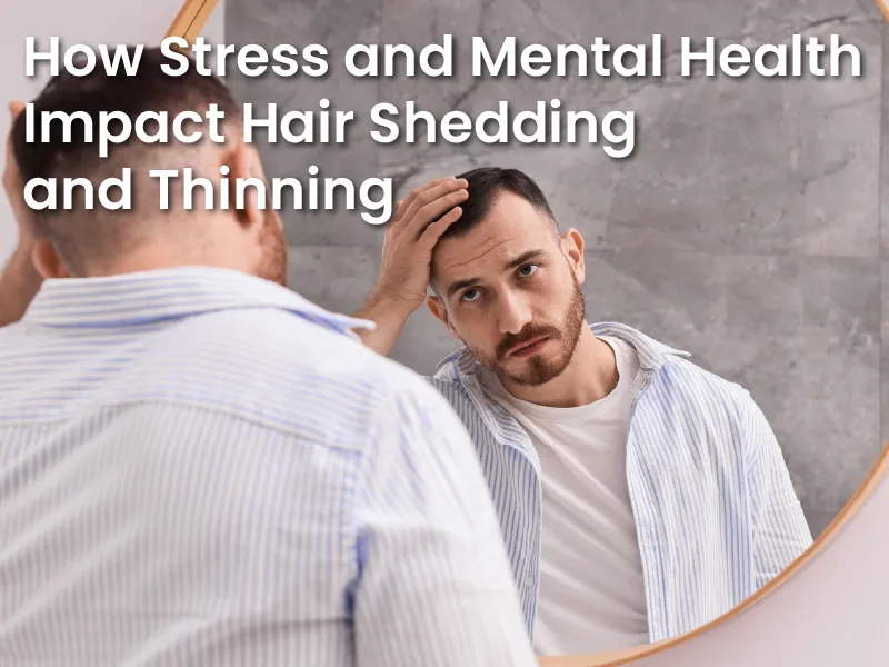 How Stress and Mental Health Impact Hair Shedding and Thinning