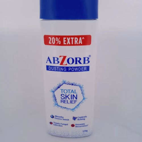 ABZORB DUSTING POWDER - 1 BOTTLE OF 120g