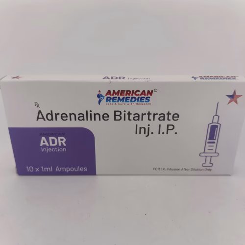 ADR INJECTION - 10 AMPOULES OF 1ML