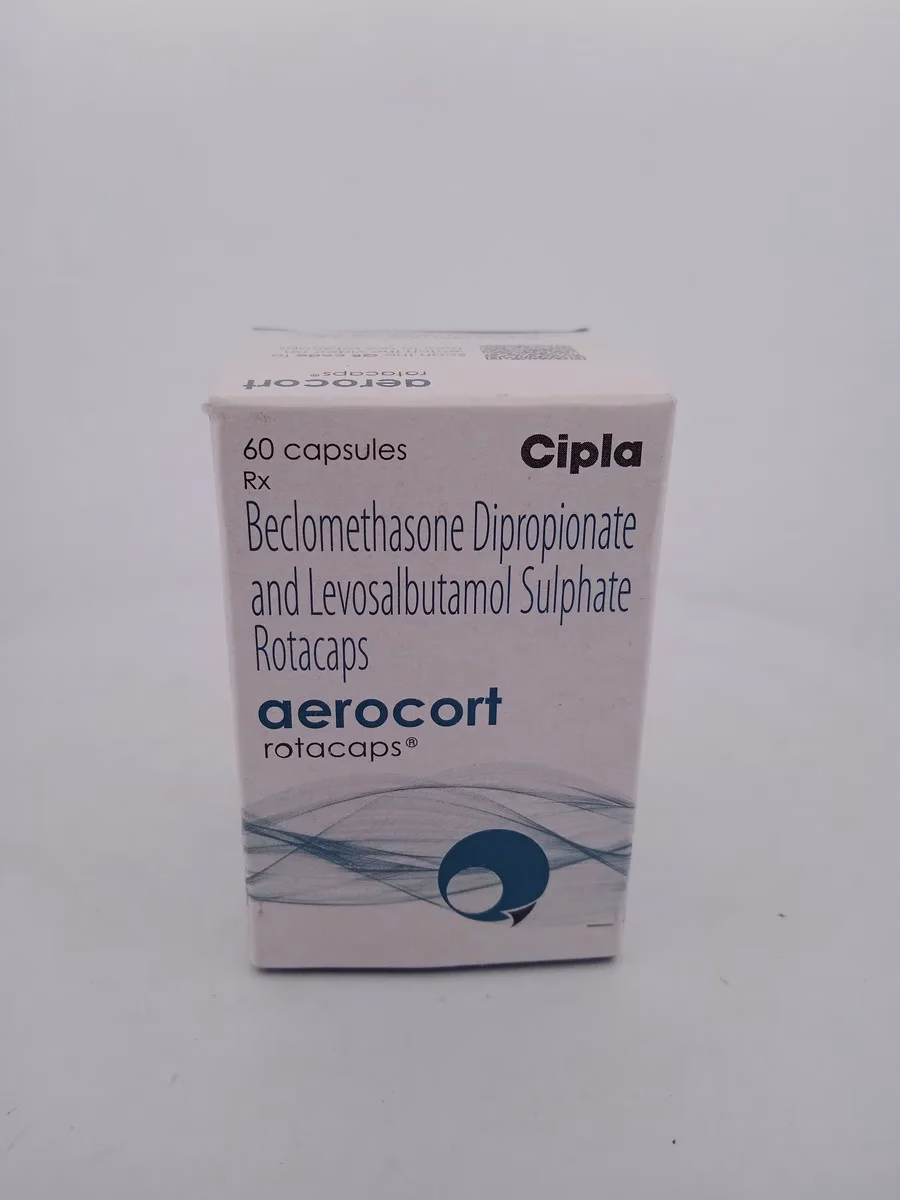AEROCORT ROTACAPS - 1 BOTTLE OF 60 CAPSULE