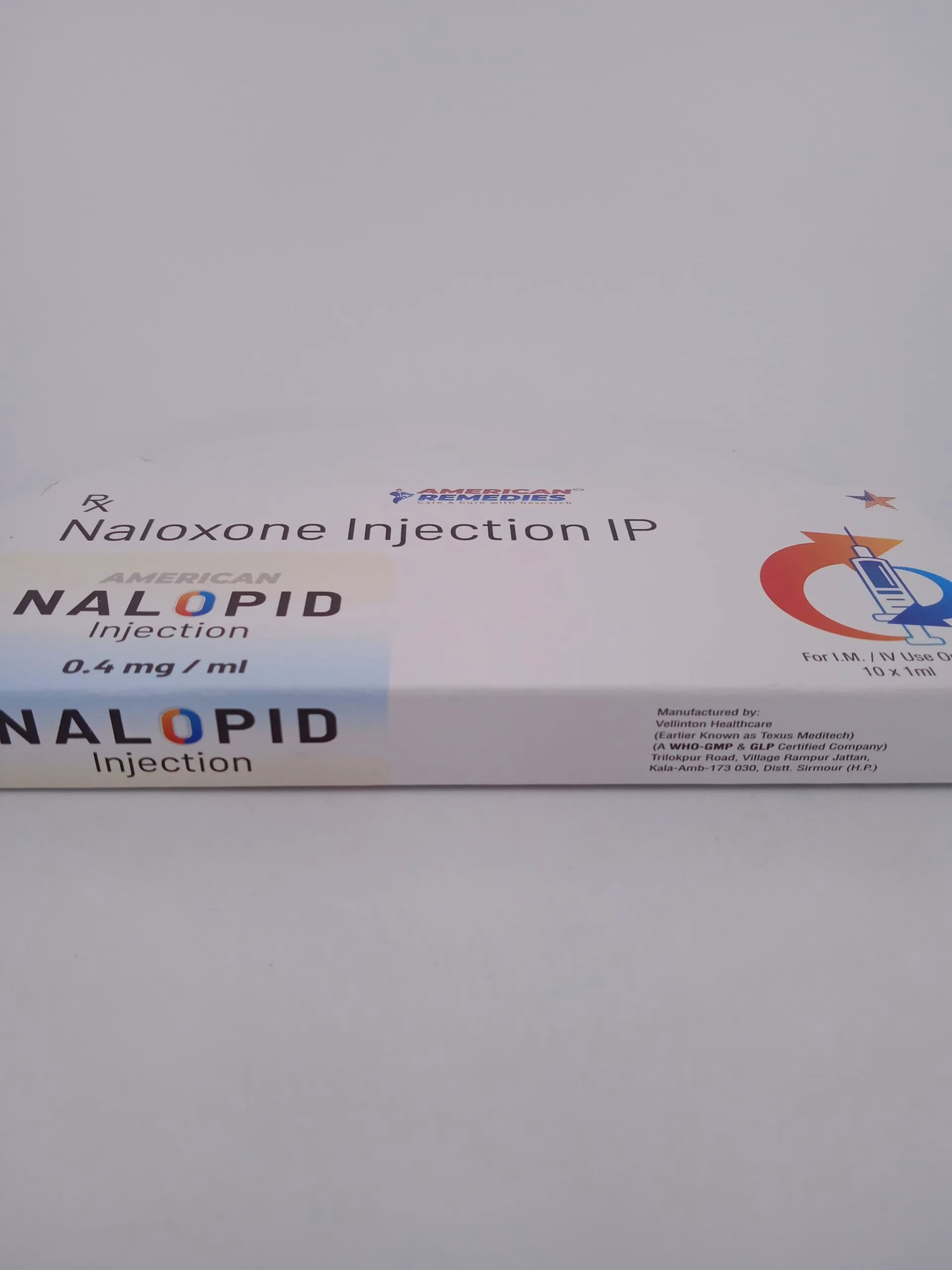 AMERICAN NALOPID INJECTION 0.4MG/ML - 10 AMPOULES OF 1ML - Image 3