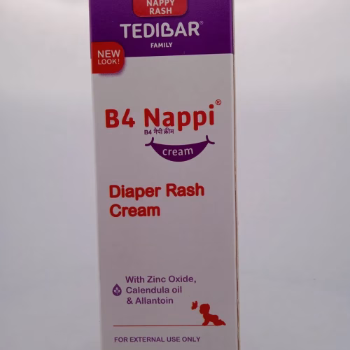 B4 NAPPI DIAPER RASH CREAM - 1 TUBE OF 75gm
