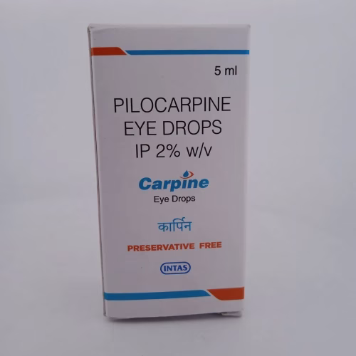 CARPINE EYE DROPS - 1 BOTTLE OF 5ML