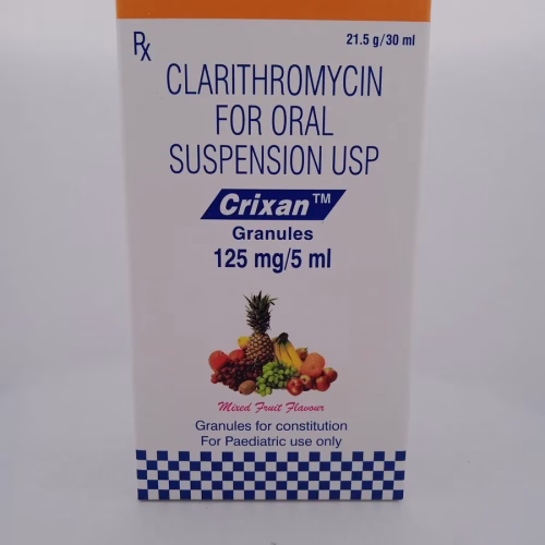 CRIXAN GRANULES 125MG/5ML - 1 BOTTLE OF 21.5g/30ML