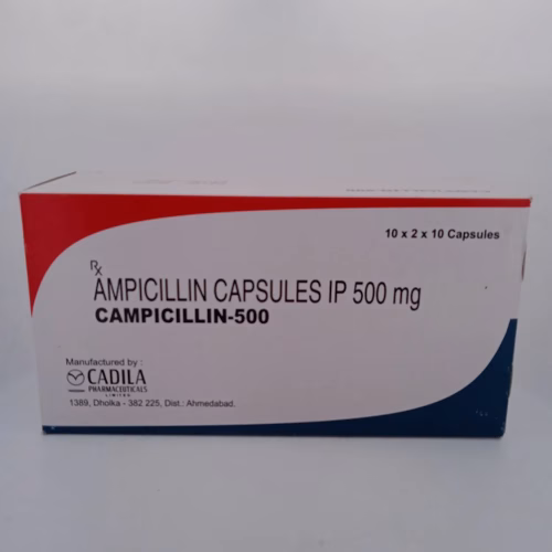 CAMPICILLIN 500 MG - 10 CAPSULES