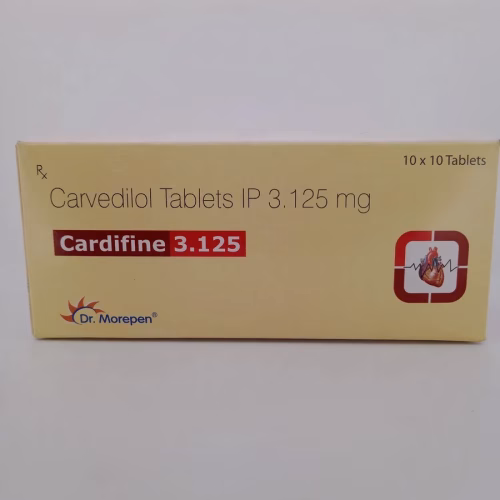 CARDIFINE 3.125MG - 10 TABLET