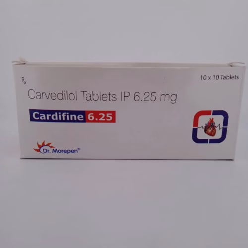 CARDIFINE 6.25MG - 10 TABLET