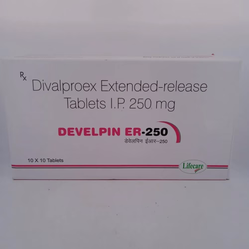 DEVELPIN ER 250 MG - 10 TABLETS