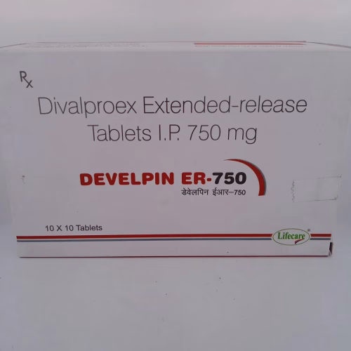 DEVELPIN ER 750 MG - 10 TABLETS