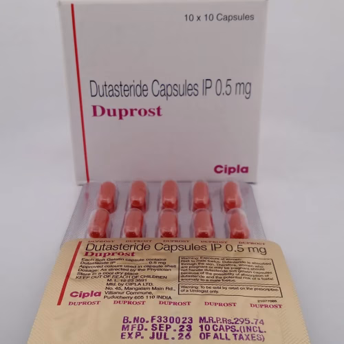 DUPROST 0.5 MG - 10 CAPSULES