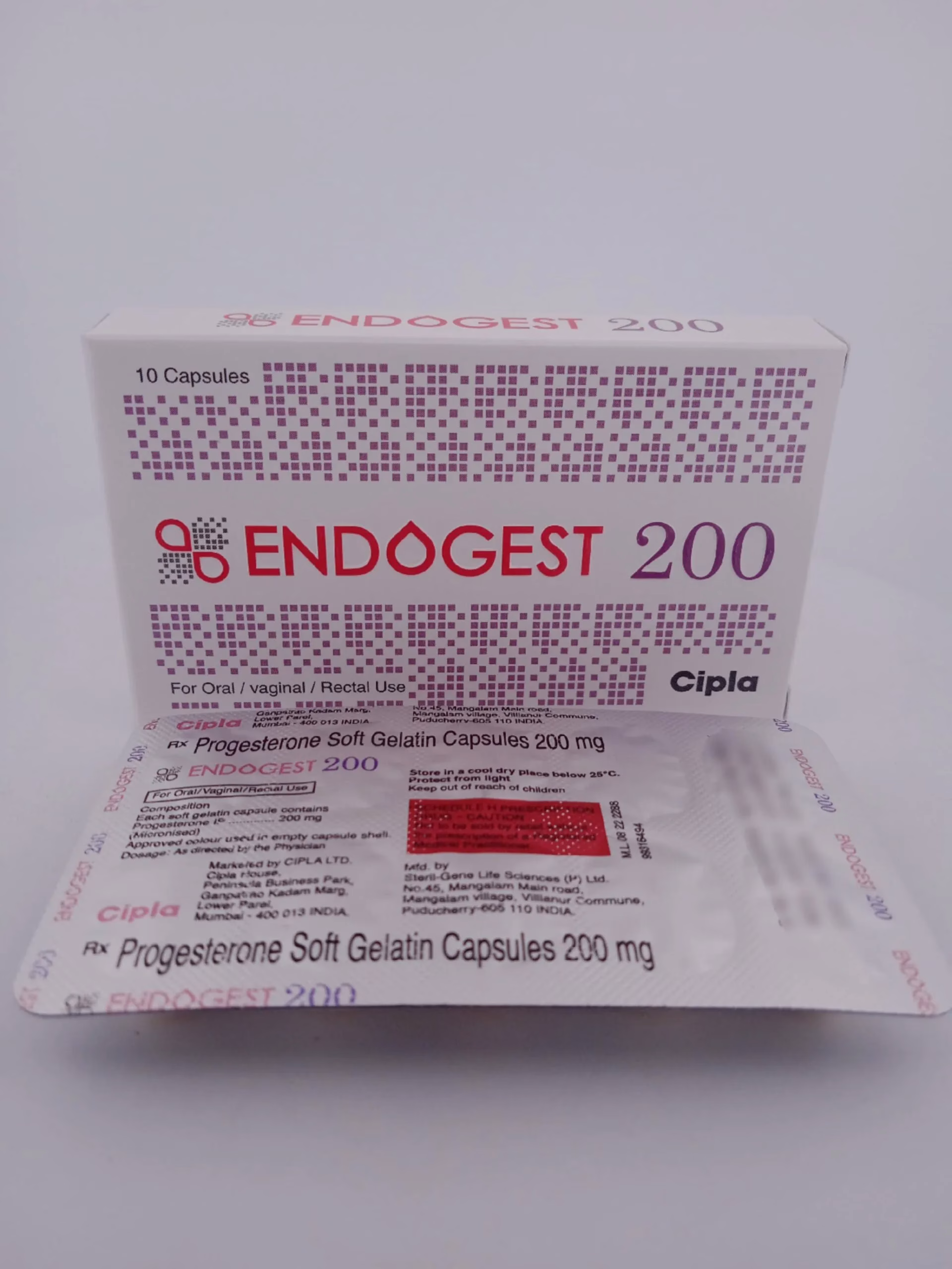 ENDOGEST 200 MG - 10 CAPSULES - Image 3