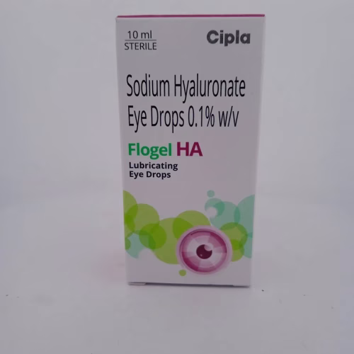 FLOGEL HA EYE DROPS - 1 BOTTLE OF 10ML
