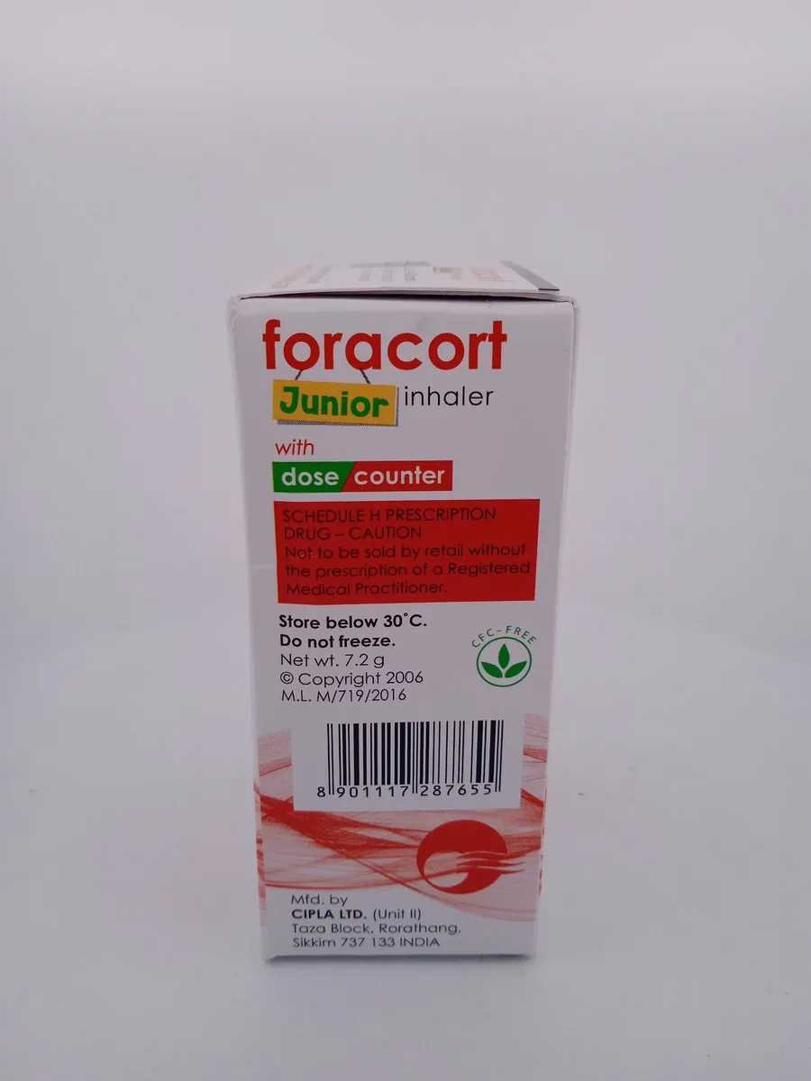 FORACORT JUNIOR - 1 INHALER - Image 2