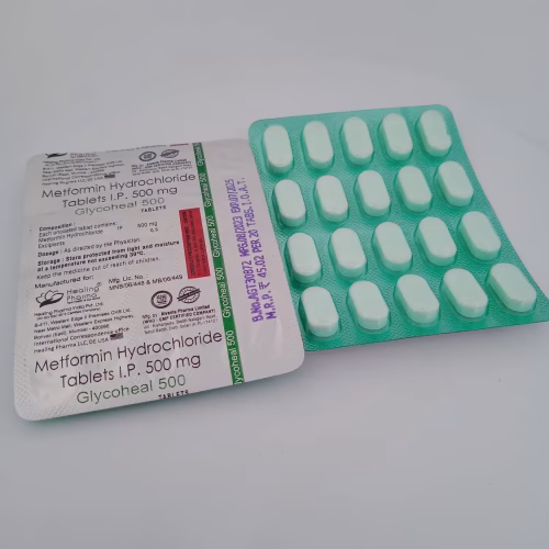 GLYCOHEAL 500 MG - 20 TABLETS