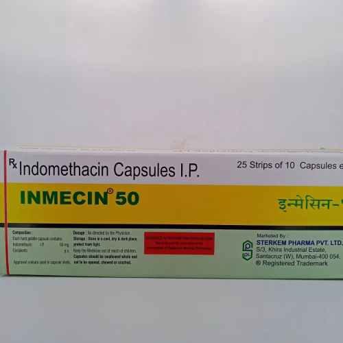 INMECIN 50 MG - 10 TABLETS