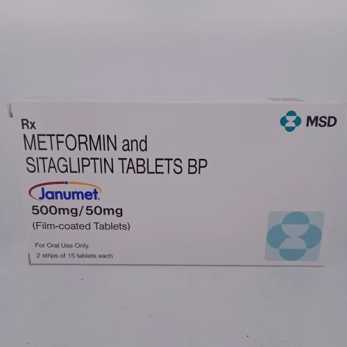 JANUMET 500MG/50MG - 15 TABLETS