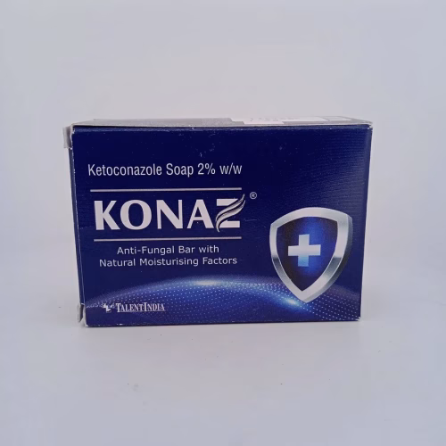 KONAZ ANTI-FUNGAL WITH NATURAL MOISTURISING FACTORS - 1 BAR OF 75g