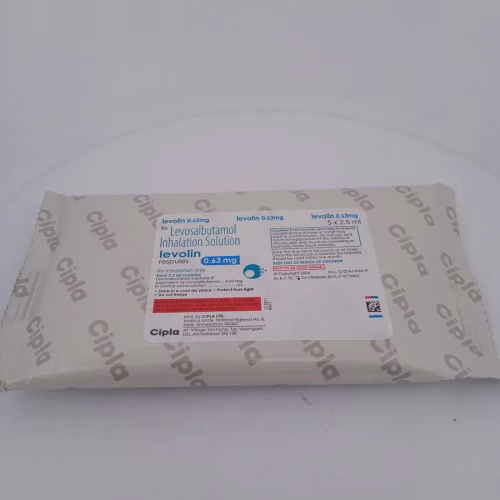 LEVOLIN 0.63 MG - 5 RESPULES OF 2.5ML