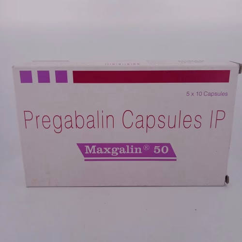 MAXGALIN 50 MG - 10 CAPSULES