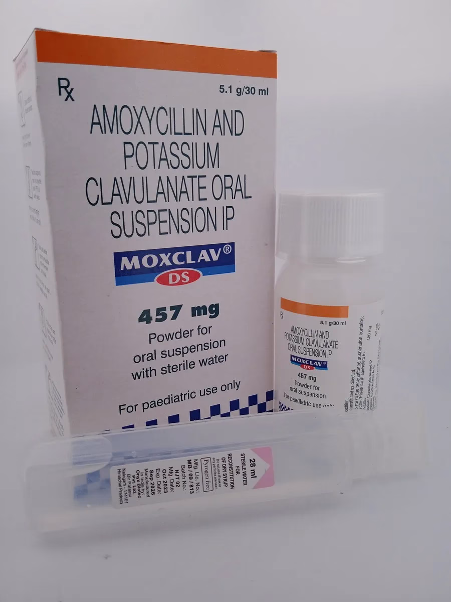 MOXCLAV DS 457 MG - 1 BOTTLE OF 5.1g/30ML - Image 2
