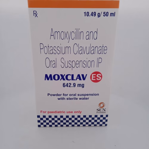 MOXCLAV ES 642.9 MG - 1 BOTTLE OF 10.49g/50ML