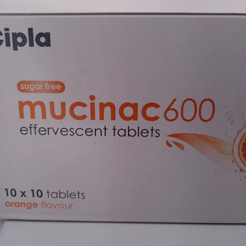 MUCINAC 600 MG - 10 TABLETS