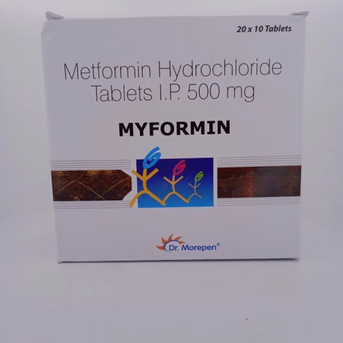 MYFORMIN 500 MG - 10 TABLETS