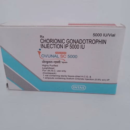 OVUNAL SC 5000IU - 1 VIAL + 1 AMPOULE