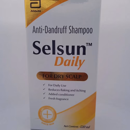 SELSUN DAILY FOR DRY SCALP - 1 BOTTLE OF 120ML