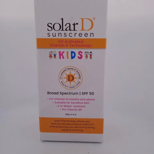 SOLAR D KIDS SUNSCREEN - 1 TUBE OF 50ML