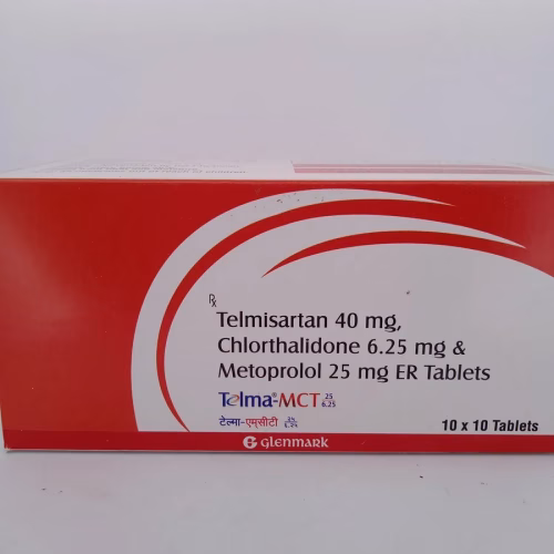 TELMA-MCT 25/6.25 - 10 TABLETS