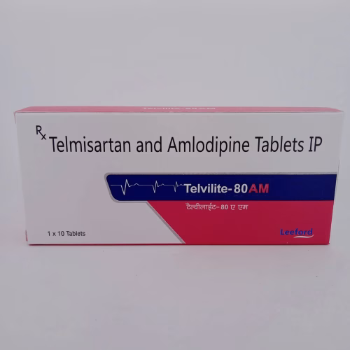 TELVILITE-80 AM - 10 TABLETS