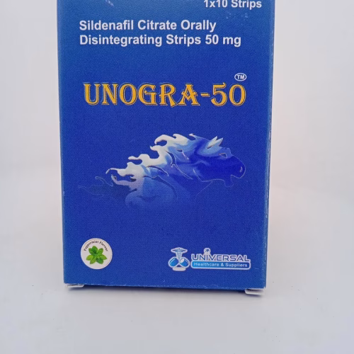 UNOGRA 50 MG - 10 STRIPS