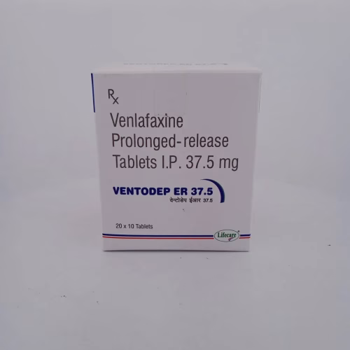 VENTODEP ER 37.5 MG - 10 TABLETS