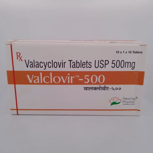 VALCLOVIR 500 MG - 10 TABLETS