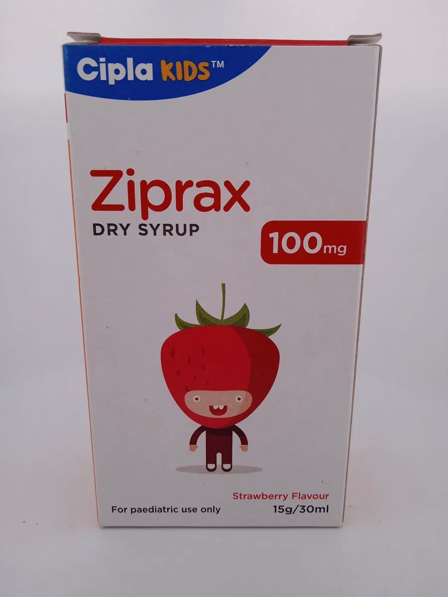 ZIPRAX DRY SYRUP 100 MG - 1 BOTTLE OF 15g/30ML