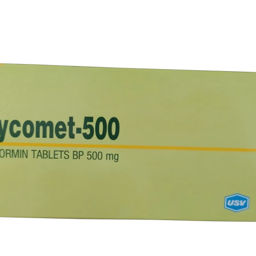 GLYCOMET 500MG - 10 TABLETS